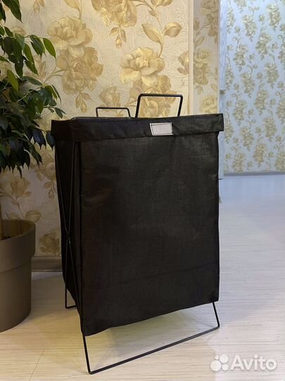 Корзина для белья черная