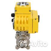 Кран шаровой DN.ru BV3232P(3pc) -FP-W-ISO-H Ду50 Ру40 полнопроходной двухходовой, нержавеющая сталь