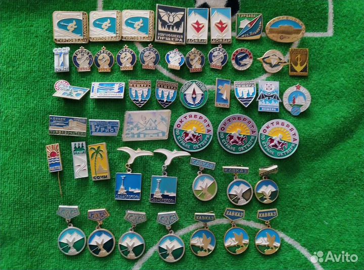 Значки СССР туризм турист