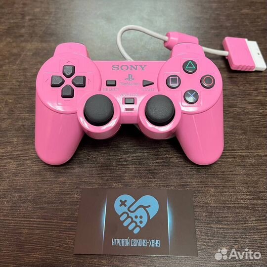 Оригинальный Dualshock 2 розовый Playstation 1 2