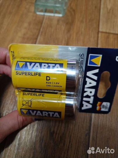 Батарейки Varta Superlife тип D