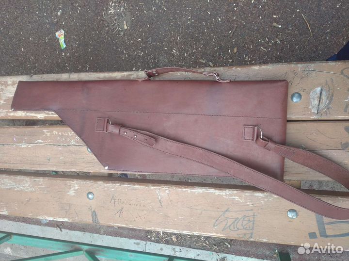 Кожаный чехол для ружья