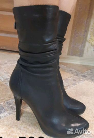 Ботильоны натуральная кожа 37 разм