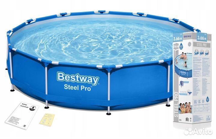 Бассейн Bestway 305 см x 76 см фильтр+насос