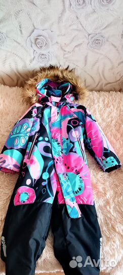 Зимний комбинезон для девочки 104