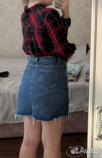 Юбка джинсовая