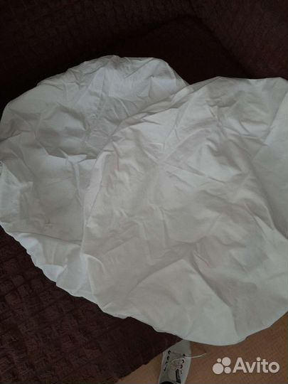 Простынь на резинке на круглую кровадку