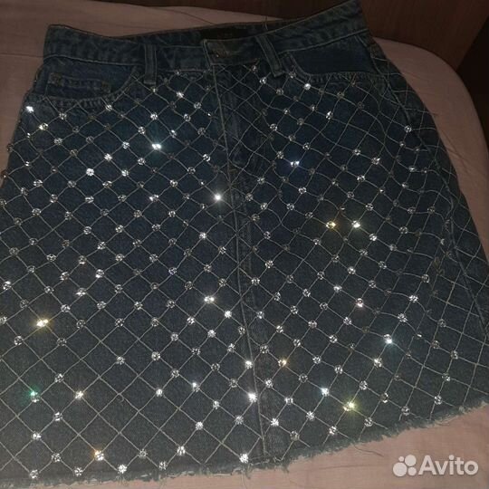 Юбка джинсовая