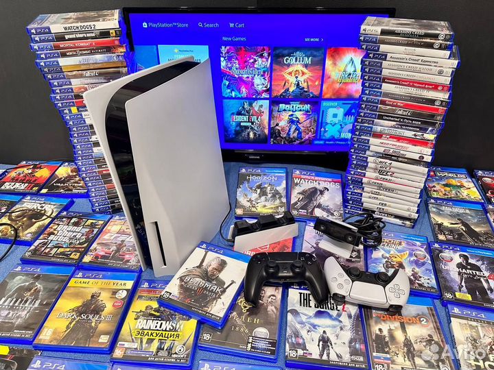 Sony PlayStation 5 + 100 игр