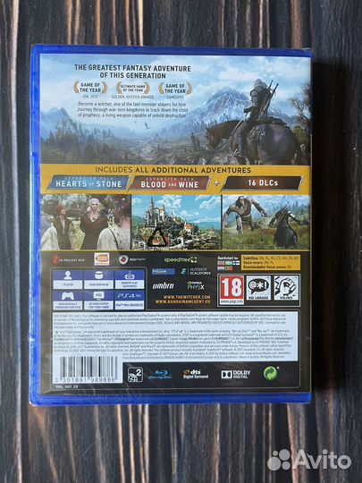 The witcher 3 wild hunt goty ps4 диск