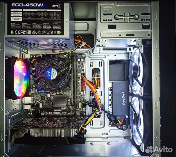 Игр пк E3-1225v3(Core i5-4570) GTX1060-3Gb 16Gb