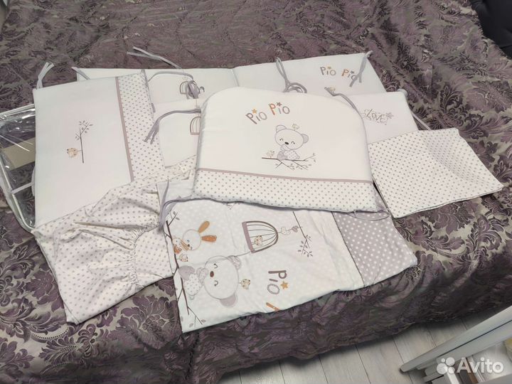 Детское постельное белье и бортики Perina