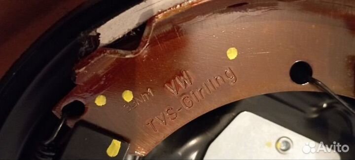 Тормозной механизм в сборе задний правый