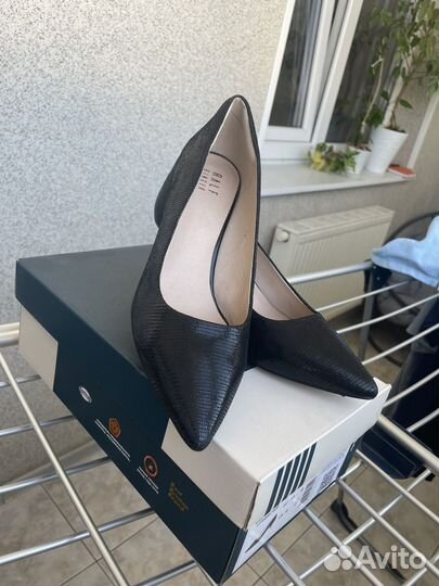Туфли лодочки натуральная кожа 39