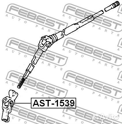Крестовина рулевая 15x39