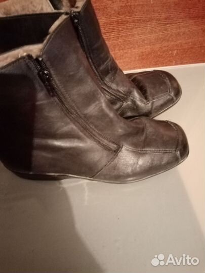 Сапоги коженные