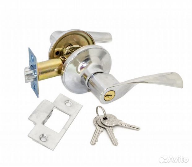 Ручка-защелка межкомнатная soller с ключом и фикса