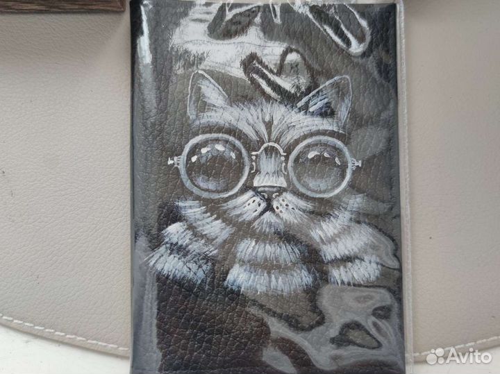 Обложка для паспорта натуральная кожа