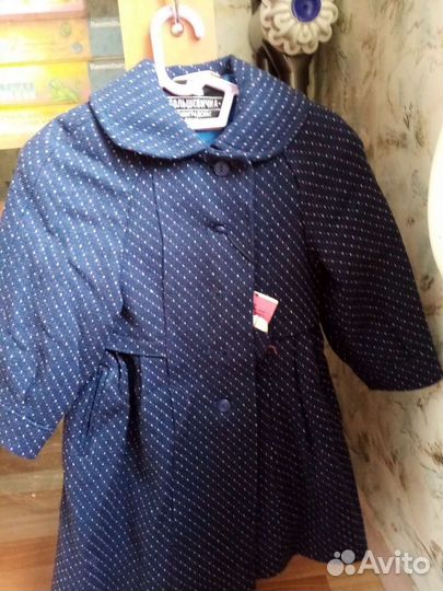 Пальто детское для девочки,весна,новое