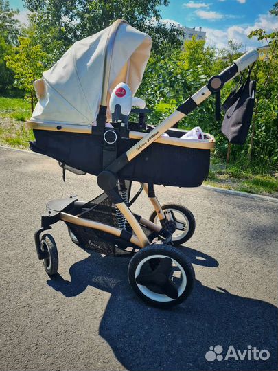 Коляска с укачивающим устройством Belecoo X6 3в1