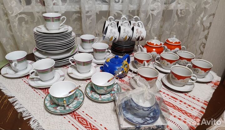 Чайные и кофейные наборы, столовый сервиз