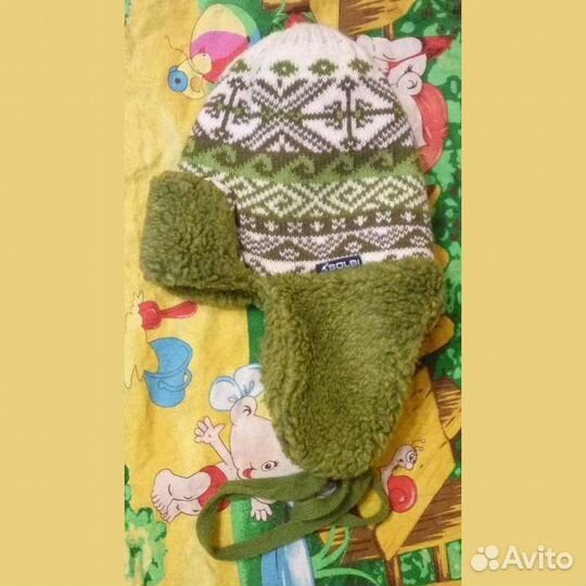 Детская зимняя шапка размер 40