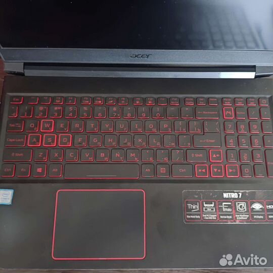 Игровой ноутбук acer nitro 7 an