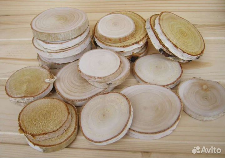 Спилы дерева (береза)