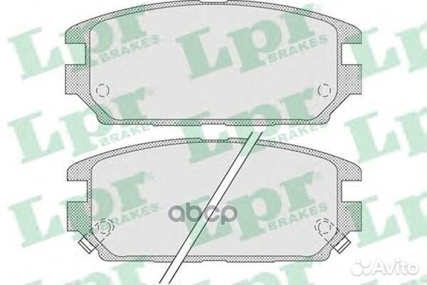 Колодки тормозные mitsubishi galant 92-96/lance