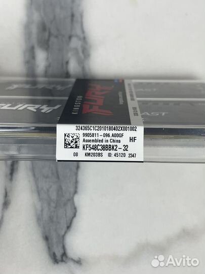 Оперативная память Kingston fury DDR5 32GB 4800