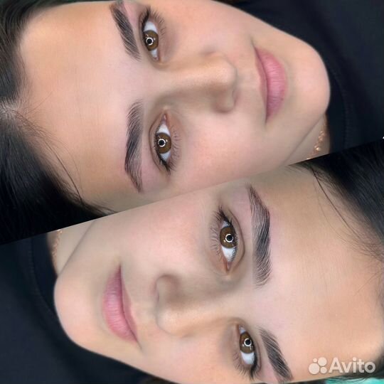 Окрашивание бровей, долговременная укладка