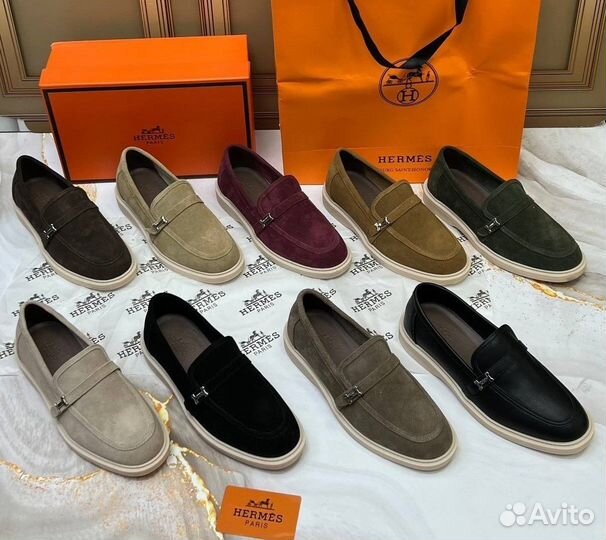 Лоферы Мокасины Hermes Женские Размер 36-40