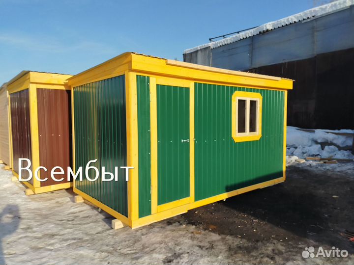 Бытовка 6 на 2 теплая для зимы