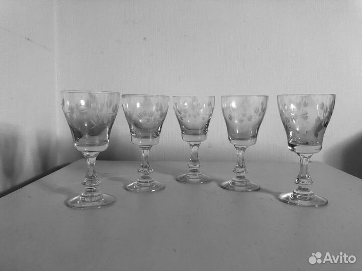 Фужеры хрустальные СССР