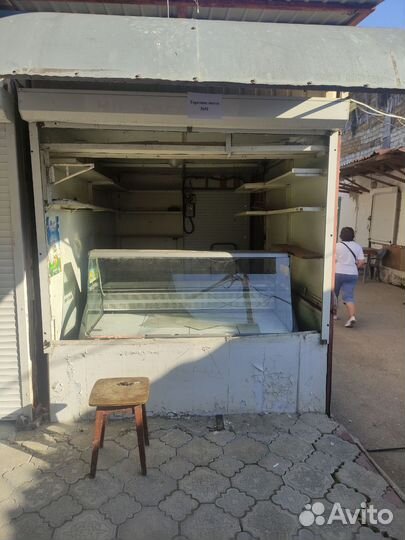 Торговый ларек; витрина