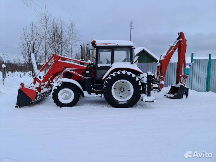 Услуги трактора экскаватора