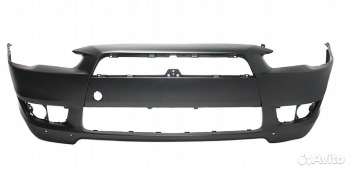 Бампер передний на Mitsubishi lancer 10