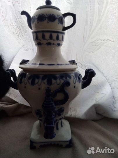 Самовар сувенирный, фарфор