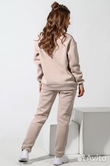 Теплый костюм из футера трехнитки с начесом