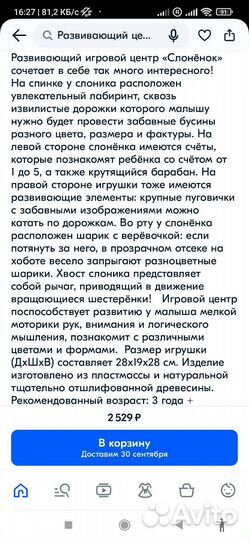 Развивающие игрушки