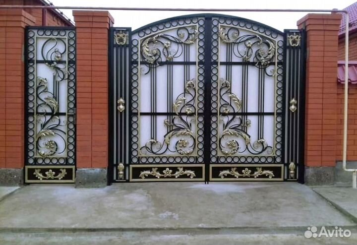 Кованые ворота