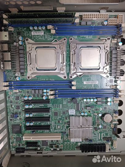 Комплект озу + Материнская плата + 2цпу Lga2011