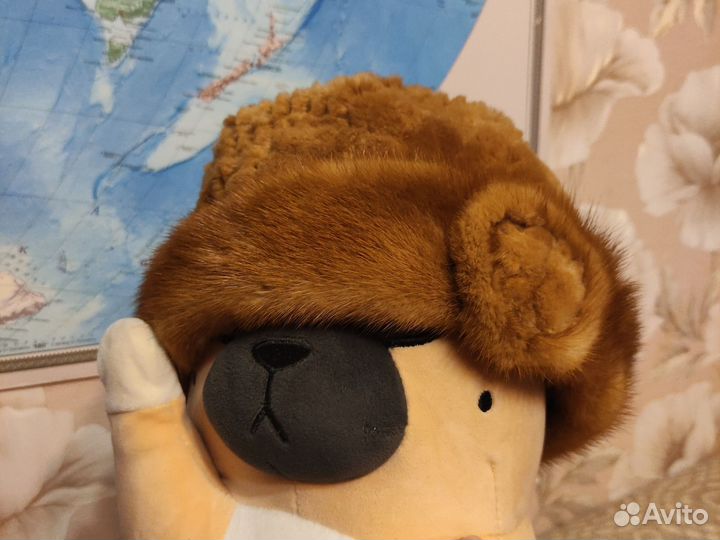 Меховая шапка мягкая