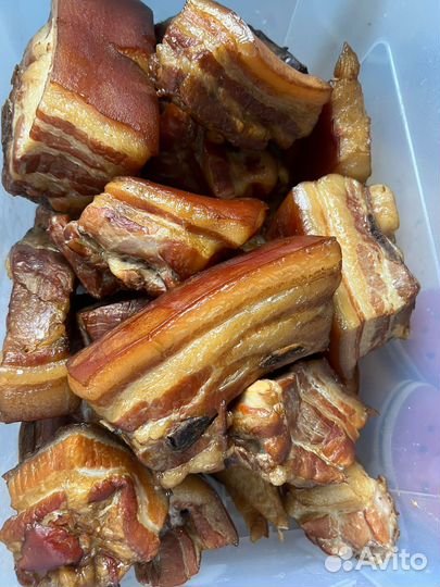 Грудинка горячего копчения