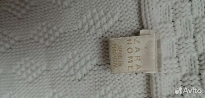 Плед детский белый Zara Home