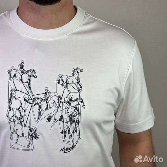 Футболка мужская hermes