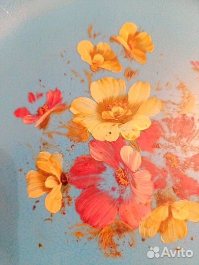 Тарелка СССР завод моспластмасс