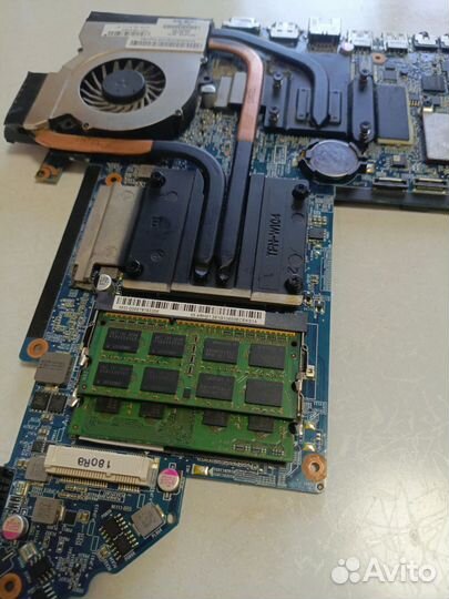 Материнская плата с процессором и памятью HP DV6