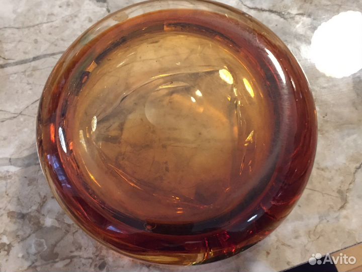 Пепельница Davidoff и из цветного стекла