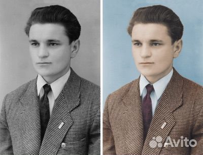Сделаю ваше строе фото цветным